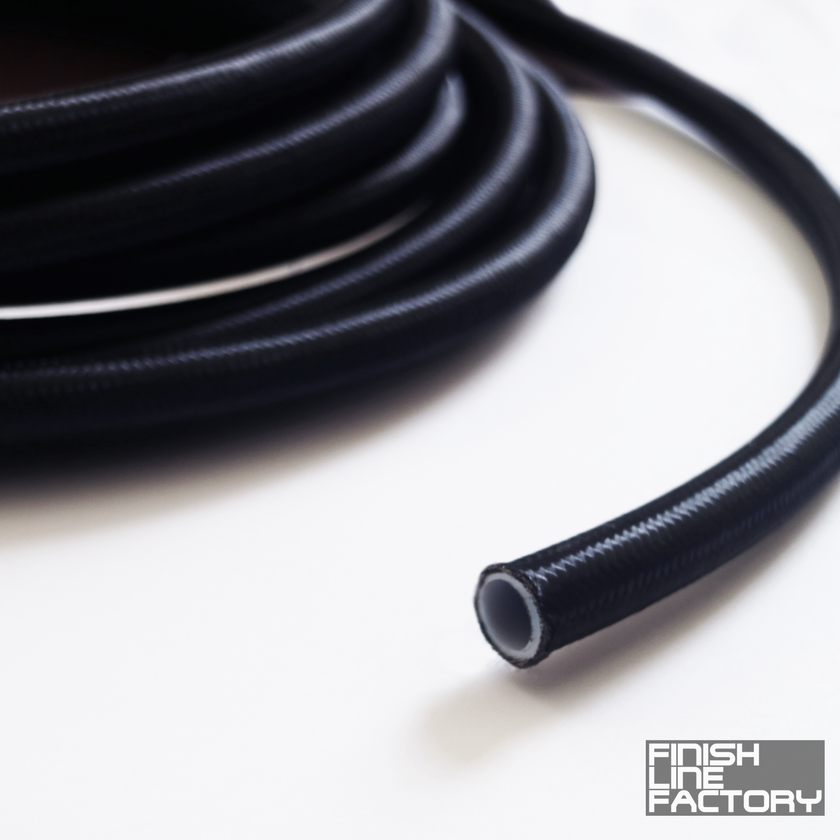 FLF PTFE Hose w/ Braided Nylon (20 Foot Roll)