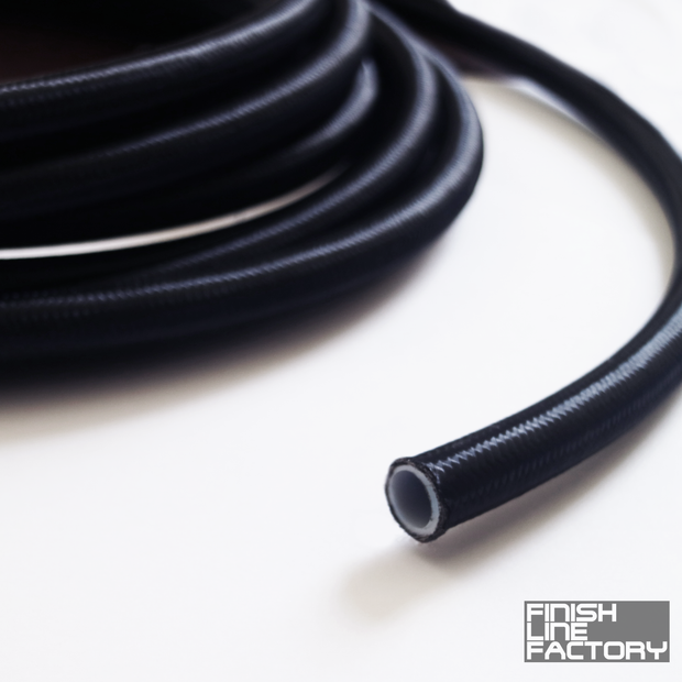 FLF PTFE Hose w/ Braided Nylon (20 Foot Roll)
