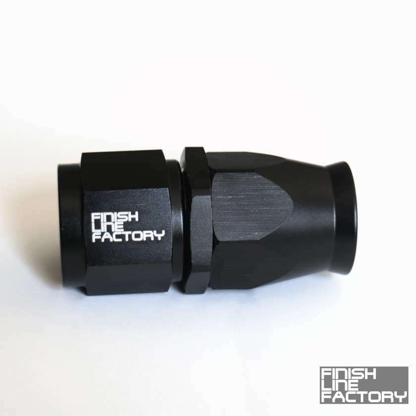 FLF Swivel Hose End (Braided PTFE) - Straight AN